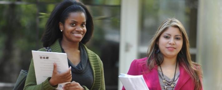 Two female students